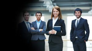 Business professionals representing unified hospitality operations with Microsoft Dynamics 365 Business Central.